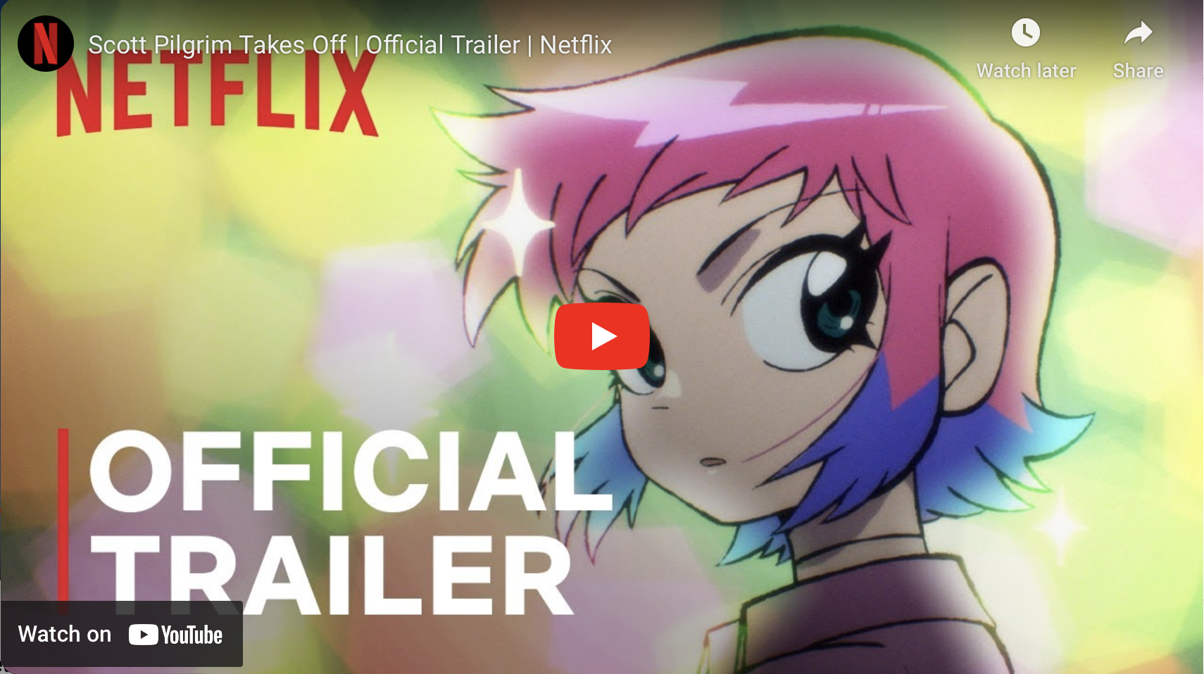 Scott Pilgrim Takes Off Trailer Shows Epic Anime Fight