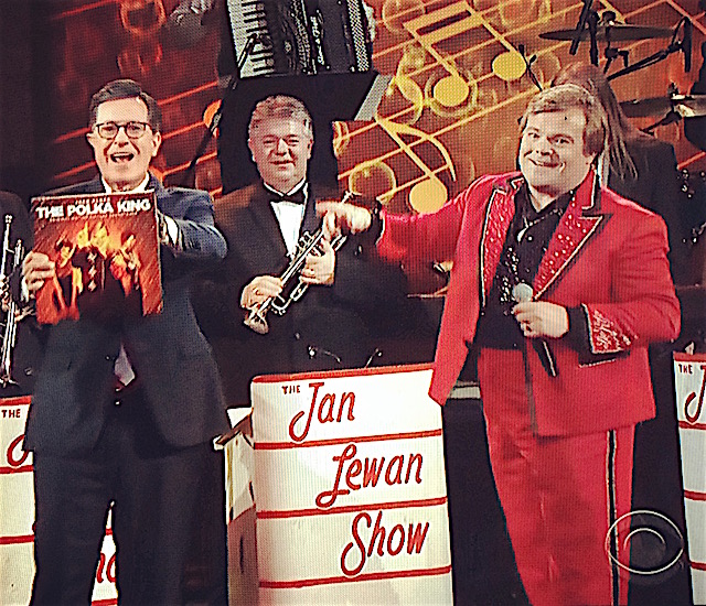 January 10, 2018: The Polka King - Jack Black on The Late Show With Stephen Colbert